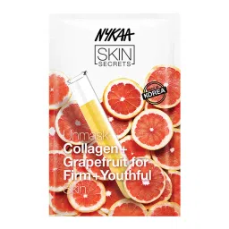 nykaa skin Nykaa Collagen+Grapefruit Sheet Mask For Firm & Youthful Skin-Formulated In Korea - For All Skin Types image 1