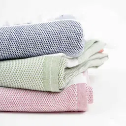 thirsty towel Green Cotton Solid 220 GSM (1 Pc) Bath Towel image 5