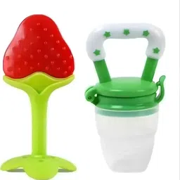 sartraders Premium Quality Baby Dental Care & Feeding Combo Set Pack of 2 Teether and Feeder-picture-14