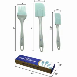 amour Flexible Green Silicone (Set of 3) Spatula image 3