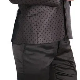 platinum studio Men 2 Piece Polka Print Suit image 4