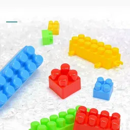 willyard 100 Pcs Building Blocks (92 Pieces +8 Tyres)|Puzzles,Skill Development,MIND SHARPENING,NON TOXIC/NON HARMFUL ,IDEAL FOR HAND EYE CORDINATION & EASY INTERLOCKING| Brain Building |Creative |education and entertainment|learning to build towers, pyramids, etc. image 3