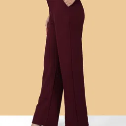 kronmenien Women Regular Fit Multicolor Lycra Blend Trousers image 5