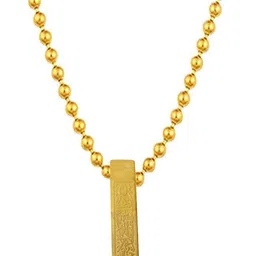 m men style Ayatul Kursi Arabic Islamic Engraved Bar Jewelry Pendant Necklace Gold Gold-plated Stainless Steel Pendant-picture-23