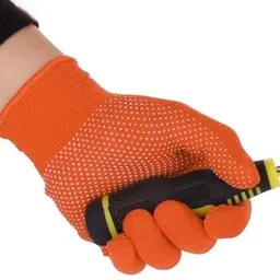 ne neptune PVC DOTED Cotton Gloves halp for Cricket Bating and Full grriping Baseball Gloves image 4