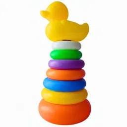 happikind Stacking Ring Toy For kids – Colorful Toddler Toys for Girls & Boys image 2