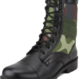 PARA COMMANDO LEATHER COMBAT ARMY BOOT SHOES FOR MEN/ ARMY SHOES/COMBAT BOOTS FOR MEN/ARMY SHOES/DMS SHOES Boots For Men Boots For Men image 2