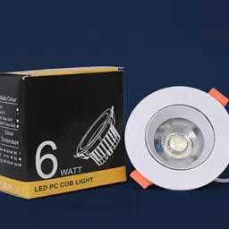 kindle lights 6 Watts White LED Ceiling COB Spot Focus Light Adjustable Ceiling Light Cob Light Ceiling Lamp image 1