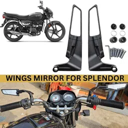 srphere Manual Rear View Mirror For Yamaha, KTM, Honda, TVS, Universal For Bike Universal For Bike-picture-15