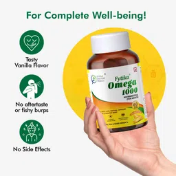 fytika Omega 1000 - For Heart, Brain, Joint, Muscle Support - 60 Capsules image 5
