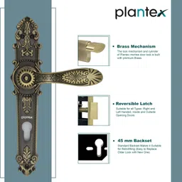 plantex Brass, Zinc Alloy Glossy Handlesets image 4