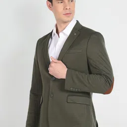 Arrow Slim Fit Notched Lapel Single-Breasted Formal Blazers image 4