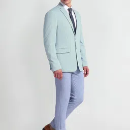 Arrow Notched Lapel Single-Breasted Slim-Fit Formal Blazer image 5