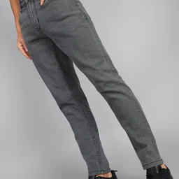 metronaut Men Slim Mid Rise Grey Jeans image 3