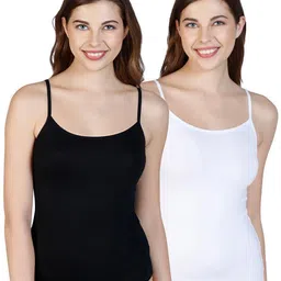 amante Women Black, White Camisole-picture-13