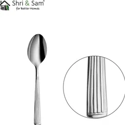 shri & sam New Stribes Tea Spoon Stainless Steel Cutlery Set image 3