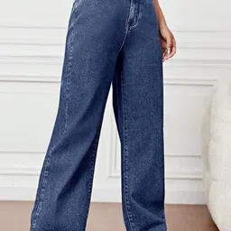 lovely london Women Regular High Rise Blue Jeans image 4