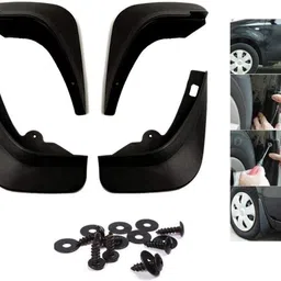 auto addict Rear Mud Guard, Front Mud Guard For Mahindra Verito NA image 2