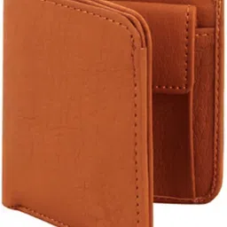 true style Men Casual Tan Genuine Leather, Artificial Leather Wallet - Mini-picture-11