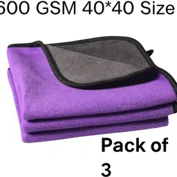 Ultra Soft Microfiber Cloth 600 GSM Dry Microfiber Cleaning Cloth-image-17