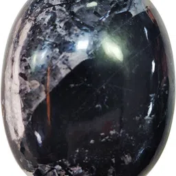9dzine Black Tourmaline Oval Palm Stone Crystals Tourmaline Large Crystal Palm Stone Polished Oval Crystal Pebbles-picture-28