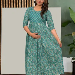 piroki Women Printed Pure Cotton Anarkali Kurta-picture-13
