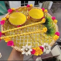 masoom Wood Decorative Platter image 2