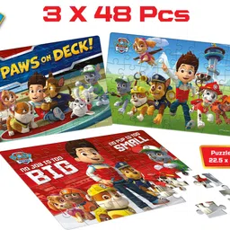 frank Paw Patrol - 3 x 48 Puzzle image 4