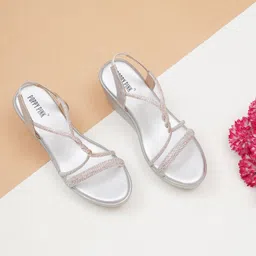poppy pink Women Wedges Sandal-picture-42