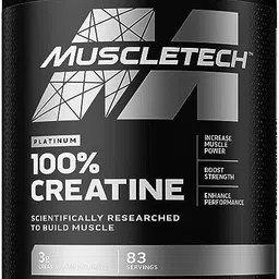 muscletech nitrotech Platinum 100% Creatine Powder (Unflavoured - 250 Gram, 83 Serves) Creatine image 1
