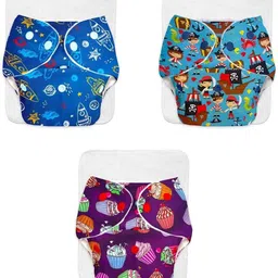 superbottoms Basic Assorted Cloth Diaper For Baby Reduces Rash With Quick Dry Pad/Insert-picture-27