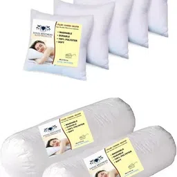 sanju brother Microfibre Bolster Pack of 7 Solid 2 Bolester 5 Cushion-picture-10