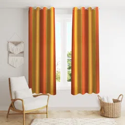 lakshmi 152 cm (5 ft) Cotton Window Curtain (Pack Of 2)-picture-25