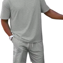 dockstreet Tshirt Regular Shorts Co-ords Set-picture-10