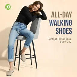 doctor extra soft Fashionable Memory Foam Casuals, Stylish, Walking, and Sports Slip On Sneakers For Women image 5