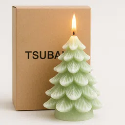 Christmas Tree Candle, 9cm, 100g, Soy Wax, Ecofriendly, Decorative Candle-image-42