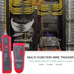 rec trade Wire Tracker RJ11 RJ45 Cable Tester Line Finder Ethernet LAN Network Cable Tester Multifunction Toner Tracer Tester AR-868 (RTT-LNT-0115) Digital Multimeter image 4