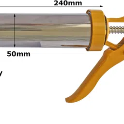 dumdaar Heavy duty 9" inch Steel Silicon Gun Heavy duty Pack of 1pc Standard Temperature Cordless Glue Gun image 3