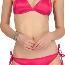 fashion comfortz Solid Women Swim-dress Pink Swimsuit-picture-19