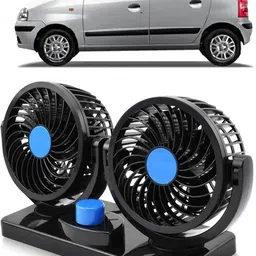 genipap Car Fan 12V 360 Head 2 Speed Quiet Strong for All Auto Vehicles-HNBI1462 Car Interior Fan-picture-11