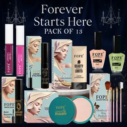 fope Makeup Kit Combo Wedding Day Bridal Glow Waterproof Professional Beauty-picture-35