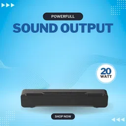 YAARISTYLE DJ Box 20W Speaker 1800mAh battery & FM Radio sound box Bluetooth speakerJO504 20 W Bluetooth Soundbar image 2