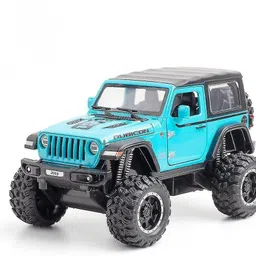 countrylink 1:32 Die Cast Jeep Wrangler With Lights & Sounds Alloy Metal Car Toy ,Open Door image 3