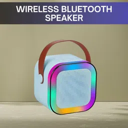 GUGGU W12 (PORTABLE WIRELESS BLUETOOTH SPEAKER) Dynamic Thunder Sound & RGB LightU461 10 W Bluetooth Laptop/Desktop Speaker-picture-13