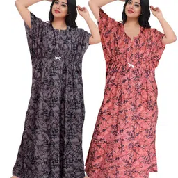 kirtikurties Pack of 2 Women Nighty image 1