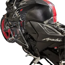 shriragunath Heavy Q.uality Metal Crash Guard with 4 Pcs Slider for TVS Apache RTR 160 4V BS6-picture-15