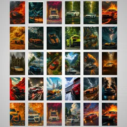 ecohutagros 30 Exotic Supercars Poster Pack – Racing Car Aesthetic Wall Decor for Boys, Men & Auto Lovers 3D Poster-picture-26