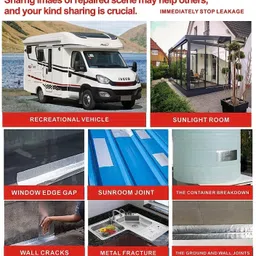 maplekart 7 Meter Super Strong Waterproof Butyl Aluminimum Foil Adhesive Sealant Tape-picture-19