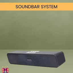 GUGGU E91 (PORTABLE HOME THEATER SOUNDBAR) Crydtal Sound, Support SD Card/Aux/USBB344 20 W Bluetooth Soundbar image 1