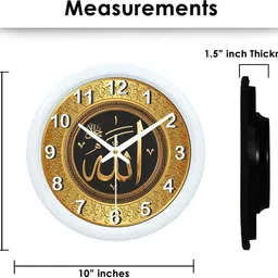 craftsjagdamba Analog 25.4 cm X 25.4 cm Wall Clock image 3